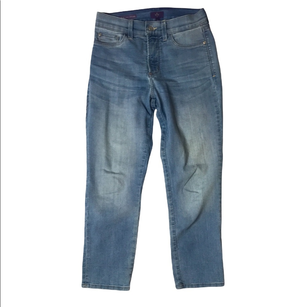 NYDJ Wide Cuff Capri Dayla Crop Jeans Women's Size 2